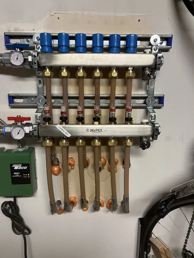 Plumber performing Leak Detection at a residential property in Maysville